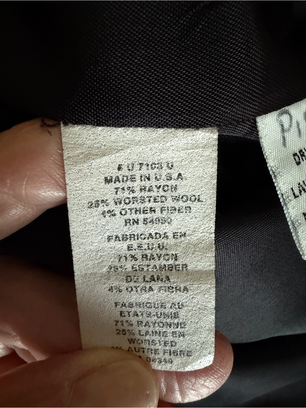 Saville -Rena Rowan 90s Brown/black tweed jacket sz 18W .. made in USA πΊπΈ - Picture 7 of 12